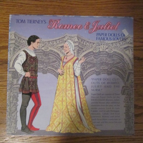2 Vintage 1995 Tom Tierney Paper Doll Sets BRIDES AROUND the WORLD  ROMEO JULIET - Picture 6 of 9